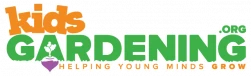kids gardening logo